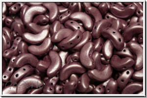 ARCOS� PAR PUCA�, 10x5mm, purple, dk., met., suede, 25 Stk.