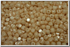 MINOS� PAR PUCA�, 3x2,5mm, white, op., champagne luster, 50 Stk.