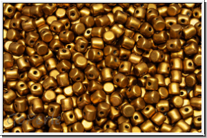 MINOS� PAR PUCA�, 3x2,5mm, gold, brass, met., satin, 50 Stk.