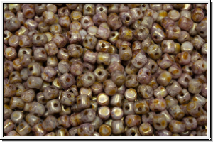 MINOS� PAR PUCA�, 3x2,5mm, white, op., violet senegal, 50 Stk.