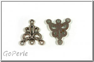 Verbinder "Dream", 19x17mm, antiksilberfb., Tibetsilber, 2 Stk.