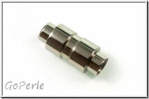 Magnetverschluss "Hantel", 23x10mm, antiksilberfb., Edelstahl, 1 Stk.