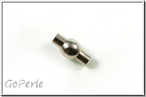 Magnetverschluss "Lantern", 14x7mm, antiksilberfb., Messing, 1 Stk.