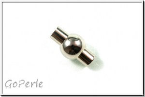 Magnetverschluss "Lantern", 17x8,5mm, antiksilberfb., Messing, 1 Stk.