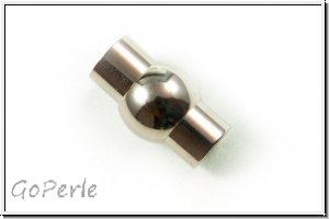Magnetverschluss "Lantern", 17x10mm, antiksilberfb., Messing, 1 Stk.