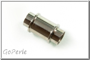 Magnetverschluss "Adapter", 18x10mm, antiksilberfb., Edelstahl, 1 Stk.