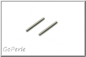 Spacer "R�hrchen", 15x1,5mm, antiksilberfb., Edelstahl, 10 Stk.