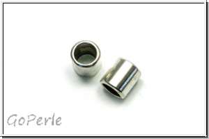 Spacer "Zylinder", 8,7x8mm, antiksilberfb., Tibetsilber, 2 Stk.