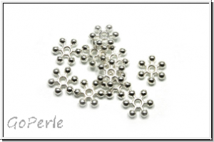Spacer "Drumstiks", 2x7mm, silberfb., Tibetsilber, 20 Stk.