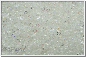 Tschech. Charlotten, 15/0, crystal, trans., AB, 5g