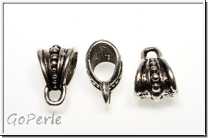 Anh�ngerschlaufe "Celtic", 15x10mm, antiksilberfb., Tibetsilber, 1 Stk.