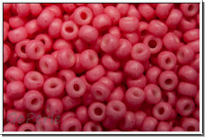 RR-11-2045, MIYUKI Rocailles, 11/0, pink (dyed), bright, op., matte, 10g