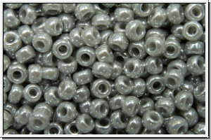 RR-11-0443, MIYUKI Rocailles, 11/0, grey, op., luster, 10g