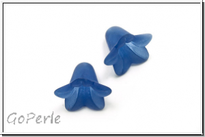 Acrylbl�te "Campanula", 12x16mm, blue, matte, 5 Stk.