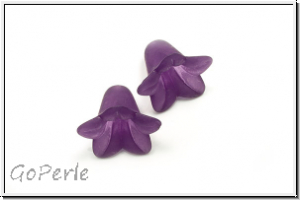 Acrylbl�te "Campanula", 12x16mm, lilac, matte, 5 Stk.
