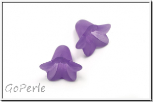 Acrylbl�te "Campanula", 12x16mm, lavender, matte, 5 Stk.