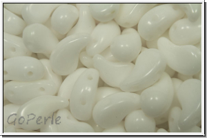 ZoliDuo�-Beads, 5x8mm, right, white, op., 25 Stk.