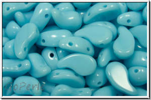 ZoliDuo�-Beads, 5x8mm, left, blue, baby, op., 25 Stk.