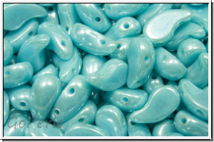 ZoliDuo�-Beads, 5x8mm, right, blue, baby, op., luster, 25 Stk.