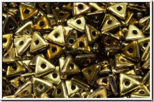 Tri-Beads, 4mm, black, op., california night, 100 Stk.