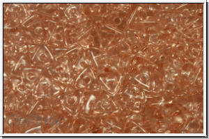 Tri-Beads, 4mm, rosaline, dk., trans., 100 Stk.