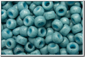 R-08-2002, TOHO Rocailles, 08/0, blue, powder, ancient, op., 10g