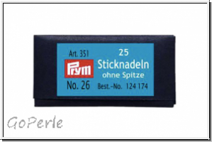 Sticknadel, ohne Spitze, PRYM, No. 26, 32mm L�nge, 5 Stk.