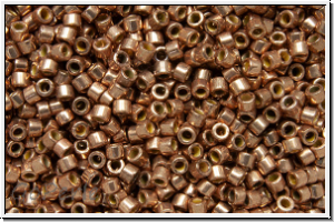 DB2504, MIYUKI Delica, 11/0, champagne, lt., galv., duracoat, 5g