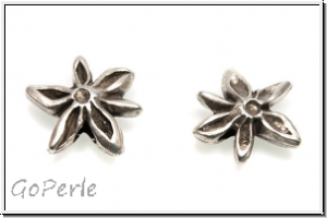 Spacer "Sternanis", 15x5mm, antiksilberfb., Metall, 1 Stk.