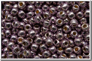 R-11-0579PF, TOHO Rocailles, 11/0, lilac, pale, galv., met., perm.-finish, 10g