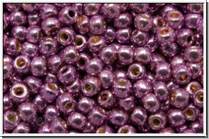 R-11-0580PF, TOHO Rocailles, 11/0, sugar plum, galv., met., perm.-finish, 10g