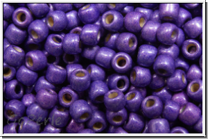 R-11-0581fPF, TOHO Rocailles, 11/0, violet, galv., met., perm.-finish, matte, 10g