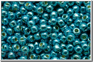 R-11-0582PF, TOHO Rocailles, 11/0, aqua sky, galv., met., perm.-finish, 10g