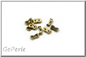 Side Beads "TOURKOU", CYMBAL, 2,3x5,0mm, antikmessingfb., Metall, 10 Stk.