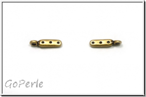 Bead Ending "ZAKROS", CYMBAL, 12,5x3,0mm, antikmessingfb., Metall, 1 Paar