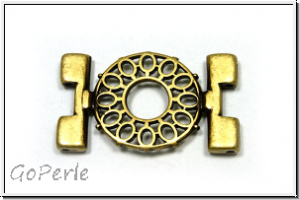 Verbinder "DETIS", CYMBAL, 26,3x16,3mm, antikmessingfb., Metall, 1 Stk.