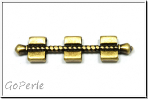 Verbinder "KALOGEROS", CYMBAL, 7,7x34,6mm, antikmessingfb., Metall, 1 Stk.