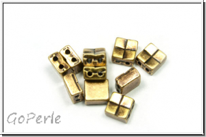 Bead substitutes "VOUTAKOS", CYMBAL, 5,0x5,0mm, antikmessingfb., Metall, 10 Stk.