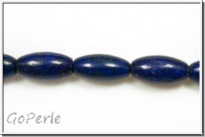 Lapis Lazuli, Olive, 16x8mm, 5 Stk.
