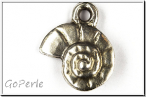Anh�nger "Nautilus", 16x14mm, antiksilberfb., Tibetsilber, 1 Stk.