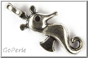 Anh�nger "Seepferdchen" 28x13mm, antiksilberfb., Tibetsilber, 1 Stk.
