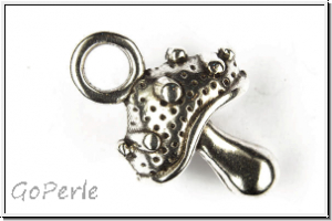 Anh�nger "Fliegenpilz", 20x14x8mm, antiksilberfb., Tibetsilber, 1 Stk.