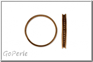 Bead Frame "Kreis", AMORACAST, 30mm, antikkuperfb., Metall, 1 Stk.