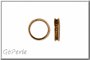 Bead Frame "Kreis", AMORACAST, 16,5mm, antikkupferfb., Metall, 1 Stk.