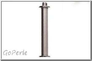 Anh�nger "S�ule", CENTERLINE, 45x9,8mm, silberfb., Edelstahl, 1 Stk.