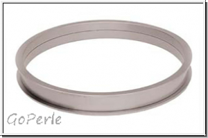 Armreif, CENTERLINE, umperlbar 5er, 72mm, silberfb., Edelstahl, 1 Stk.