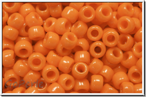 R-08-0042d, TOHO Rocailles, 08/0, cantaloupe, op., 10g