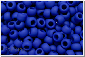 R-08-0048f, TOHO Rocailles, 08/0, blue, navy, op., matte, 10g