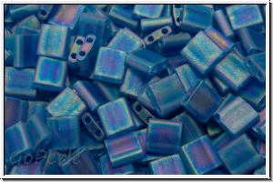 TL-0149fr, MIYUKI Tila Beads, blue, capri, trans., matte, AB, 60 Stk.