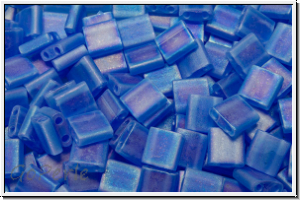 TL-0150fr, MIYUKI Tila Beads, sapphire, trans., matte, AB, 60 Stk.